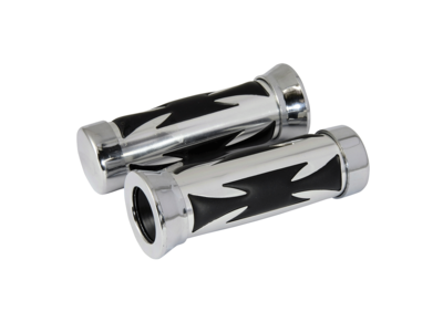 BIKE IT Grips Chrome Chopper Cushion 25mm