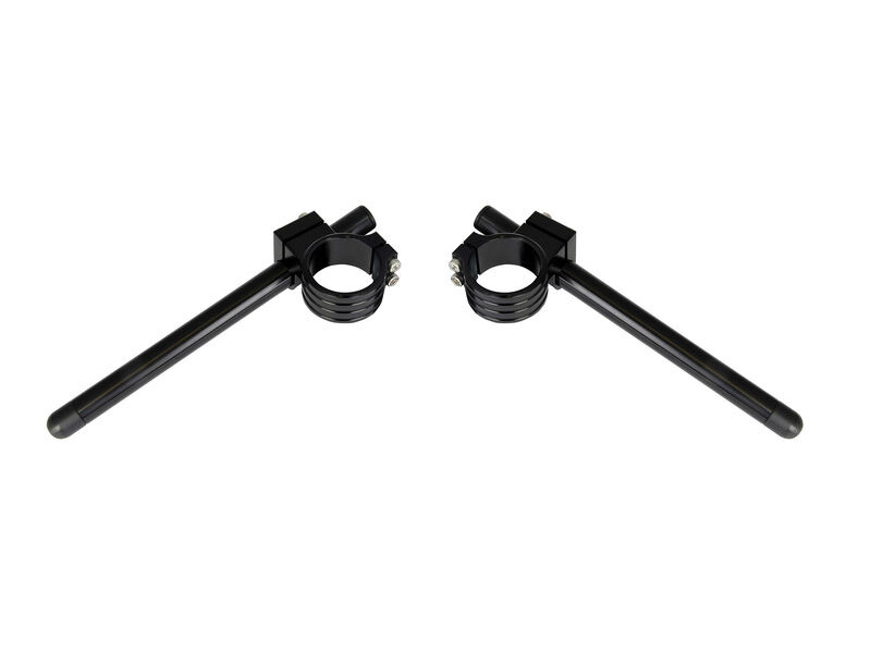 BIKE IT 50mm High Black Clip-On Bar Kit click to zoom image