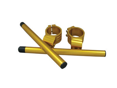 BIKE IT 46mm Gold Clip-On Bar Kit