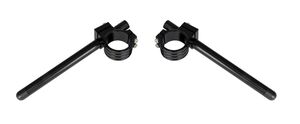 BIKE IT 48mm High Black Clip-On Bar Kit 