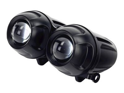 BIKE IT Twin-Round Dominator-2 Projector Headlight H1 Left Dip