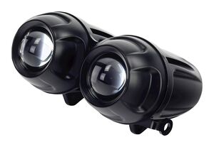 BIKE IT Twin-Round Dominator-2 Projector Headlight H1 Left Dip 