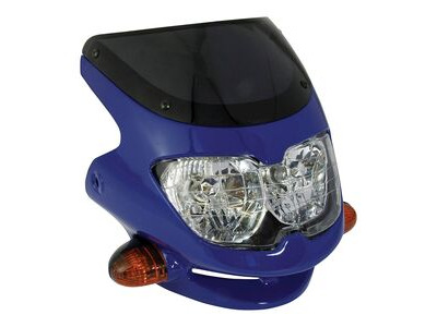 BIKE IT Universal Dash Screen Fairing Headlight Blue