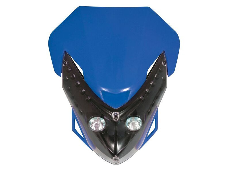 BIKE IT Universal Spectre Fairing Headlight Blue click to zoom image