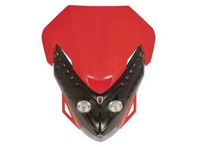 BIKE IT Universal Spectre Fairing Headlight Red