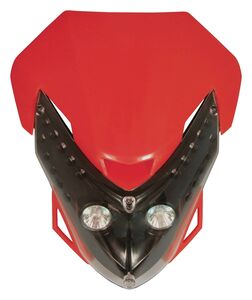 BIKE IT Universal Spectre Fairing Headlight Red click to zoom image