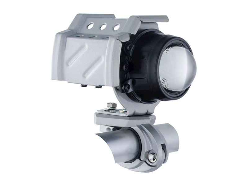 BIKE IT Universal Touring Projector Headlight Hi Beam H8 12V 35W Right Side Bracket click to zoom image