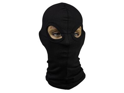 BIKE IT Double Eye Hole Black Balaclava