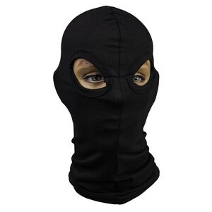 BIKE IT Double Eye Hole Black Balaclava 