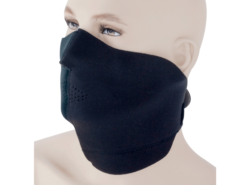 BIKE IT Black Neoprene Face Mask click to zoom image