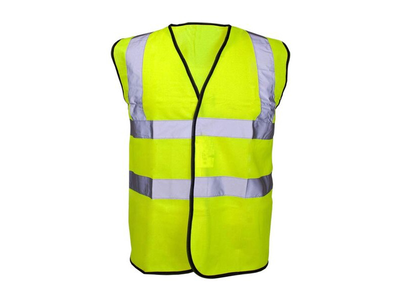 BIKE IT Reflective Bib Vest Fluoro Yellow click to zoom image