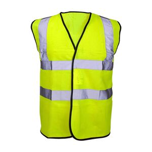 BIKE IT Reflective Bib Vest Fluoro Yellow 