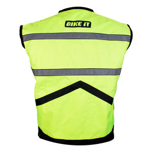 BIKE IT Metro Hi-Vis Gilet click to zoom image