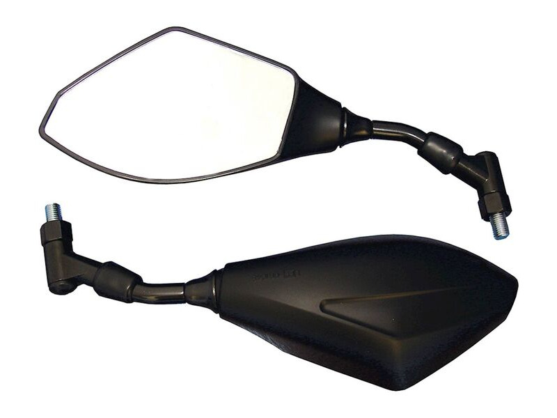 BIKE IT Universal Bar Mounted Mirrors With 10mm Thread - #U012 click to zoom image