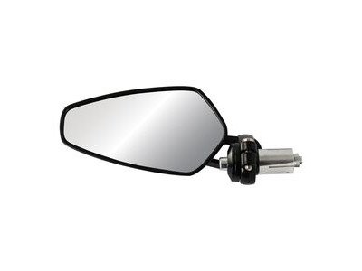 BIKE IT Universal Titan Bar End Mirrors Black Pair - #U030