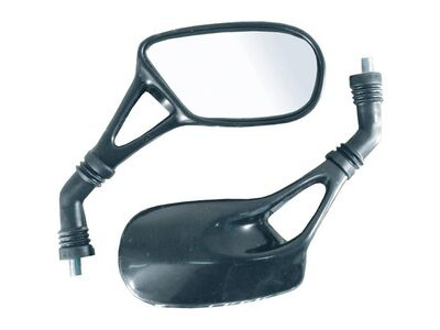 BIKE IT Aero Universal Black Mirrors With 8mm Thread