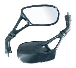 BIKE IT Aero Universal Black Mirrors With 8mm Thread 