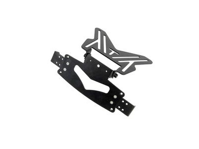 BIKE IT Universal Number Plate Hanger Bracket With Sliding Indicator Mounts