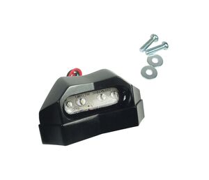 BIKE IT Aluminium Black Faze LED Number Plate Light click to zoom image