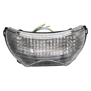 BIKE IT LED Rear Tail Light With Clear Lens And Integral Indicators - #H007 click to zoom image