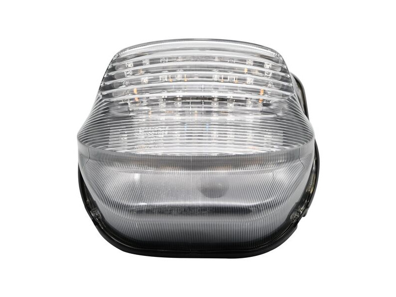 BIKE IT LED Rear Tail Light With Clear Lens And Integral Indicators - #H025 click to zoom image