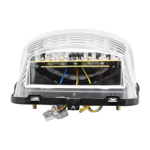 BIKE IT LED Rear Tail Light With Clear Lens And Integral Indicators - #H025 click to zoom image