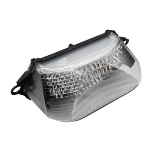 BIKE IT LED Rear Tail Light With Clear Lens And Integral Indicators - #H044 click to zoom image