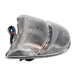 BIKE IT LED Rear Tail Light With Clear Lens And Integral Indicators - #H058 click to zoom image