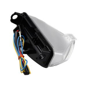 BIKE IT LED Rear Tail Light With Clear Lens And Integral Indicators - #H111 click to zoom image