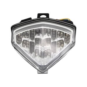 BIKE IT LED Rear Tail Light With Clear Lens And Integral Indicators - #H111 