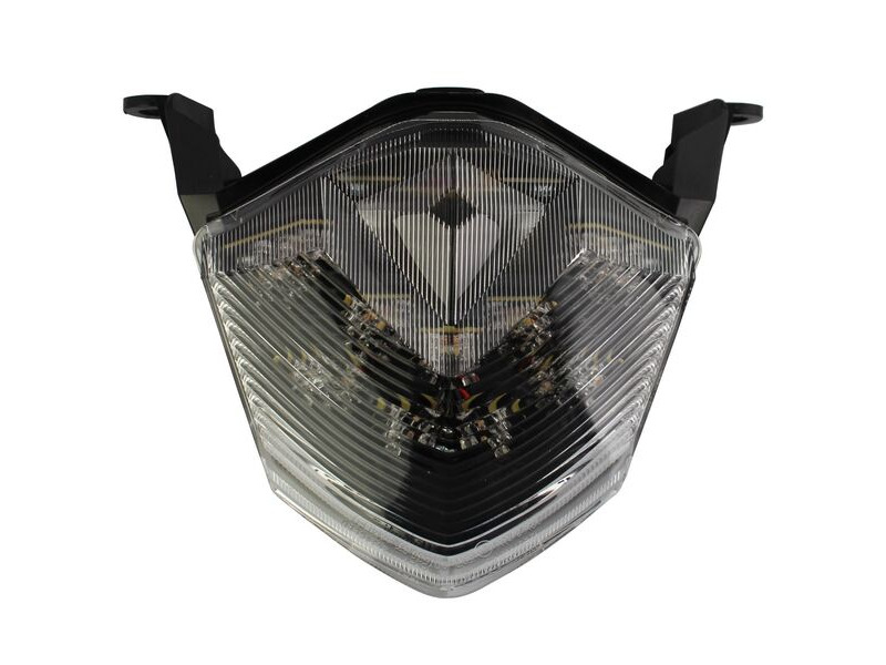 BIKE IT LED Rear Tail Light With Clear Lens And Integral Indicators - #K087 click to zoom image