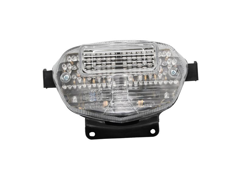 BIKE IT LED Rear Tail Light With Clear Lens And Integral Indicators - #S009 click to zoom image