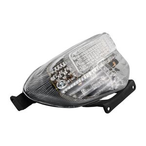 BIKE IT LED Rear Tail Light With Clear Lens And Integral Indicators - #S009 click to zoom image