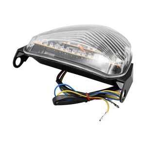 BIKE IT LED Rear Tail Light With Clear Lens And Integral Indicators - #S060 click to zoom image