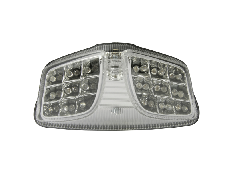 BIKE IT LED Rear Tail Light With Clear Lens And Integral Indicators - #S069 click to zoom image