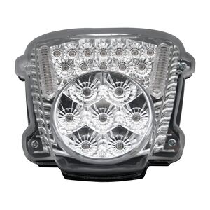 BIKE IT LED Rear Tail Light With Clear Lens And Integral Indicators - #S099 