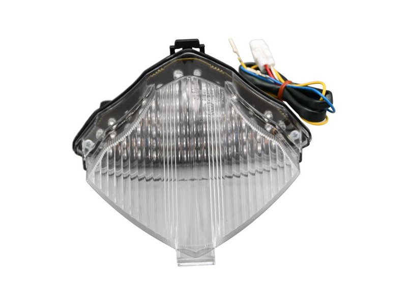 BIKE IT LED Rear Tail Light With Clear Lens And Integral Indicators - #Y071 click to zoom image