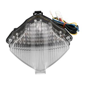 BIKE IT LED Rear Tail Light With Clear Lens And Integral Indicators - #Y071 