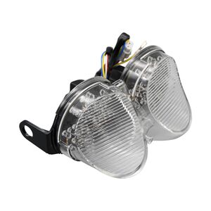 BIKE IT LED Rear Tail Light With Clear Lens And Integral Indicators - #Y072 click to zoom image