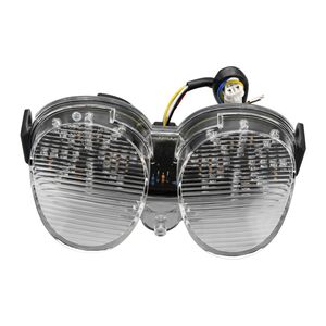 BIKE IT LED Rear Tail Light With Clear Lens And Integral Indicators - #Y072 click to zoom image