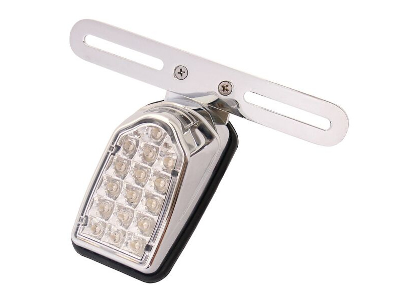 BIKE IT Mini Tombstone LED Rear Light With Clear Lens click to zoom image