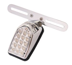 BIKE IT Mini Tombstone LED Rear Light With Clear Lens 