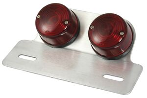 BIKE IT Original Twin Round Universal Rear Light 