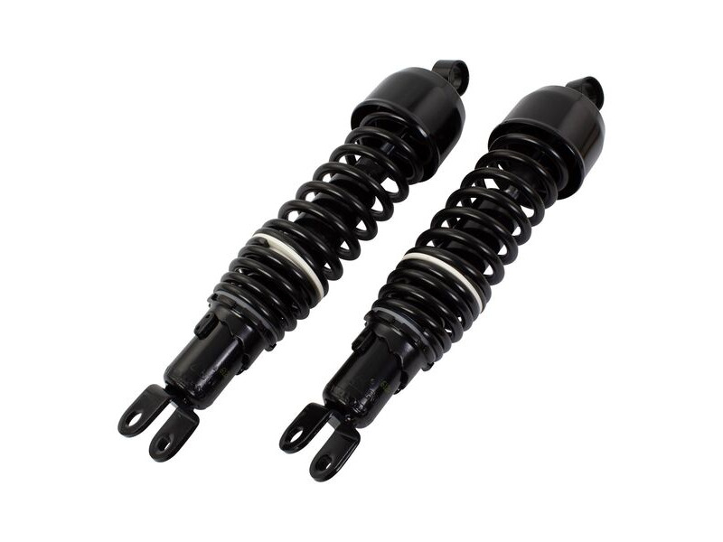 BIKE IT 335mm Eye To Fork Black Twin Shock Absorbers click to zoom image