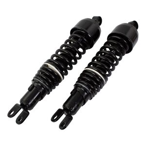 BIKE IT 335mm Eye To Fork Black Twin Shock Absorbers 