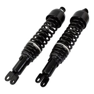 BIKE IT 365mm Eye To Fork Black Twin Shock Absorbers 