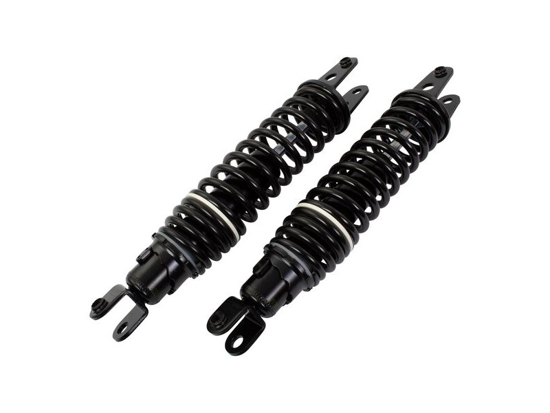 BIKE IT 325mm Fork To Fork Black Twin Shock Absorbers click to zoom image