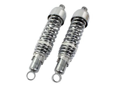 BIKE IT 325mm Eye To Eye Chrome Twin Shock Absorbers