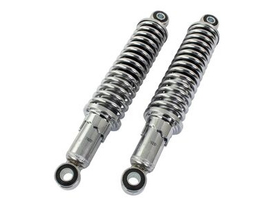 BIKE IT 280mm Eye To Eye Chrome Twin Shock Absorbers