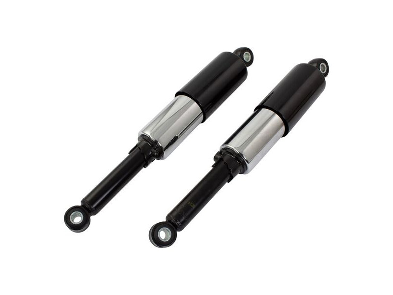 BIKE IT C90 Cub 330mm Eye To Eye Black Twin Shock Absorbers click to zoom image